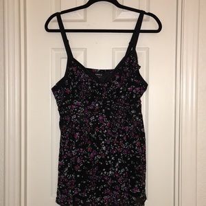 Torrid Babydoll floral spaghetti strap top